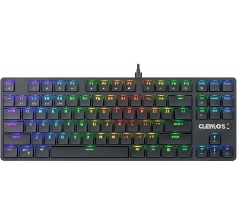 Klawiatura mechaniczna Defender CLEIKOS GK-135 z podświetleniem LED czarna