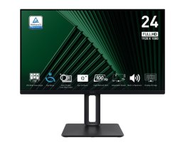 Monitor MSI PRO MP245PG 23.8 FHD LED ergonomiczny 100Hz czarny