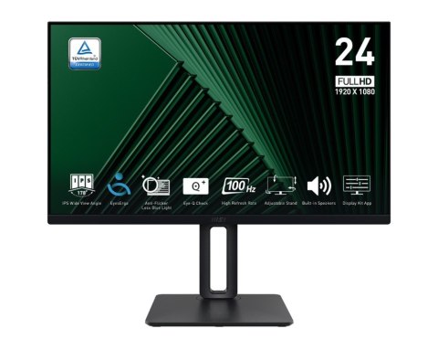 Monitor MSI PRO MP245PG 23.8 FHD LED ergonomiczny 100Hz czarny