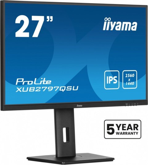 Monitor IIYAMA ProLite XUB2797QSN-B2 27 QHD IPS z USB-C Dock HDMI