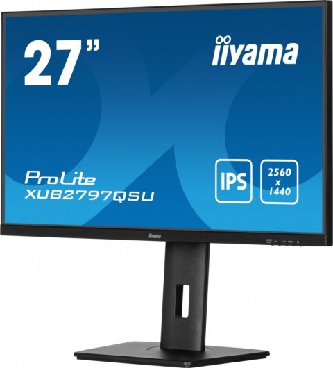 Monitor IIYAMA ProLite XUB2797QSN-B2 27 QHD IPS z USB-C Dock HDMI