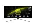 Monitor MSI MAG 345CQR 34 WQHD zakrzywiony 180Hz LED czarny
