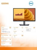 Monitor Dell E2225HS 21.4 LED FHD 75Hz z głośnikami i regulacją