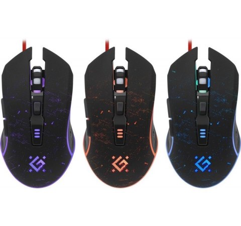 Mysz gamingowa Defender DRAGLEN GM-907 7200 DPI przewodowa z RGB