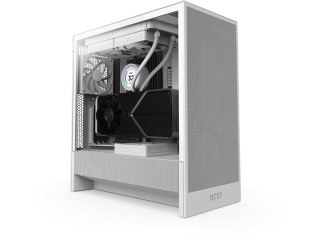 Obudowa NZXT H5 FLOW RGB Midi Tower biała z oknem
