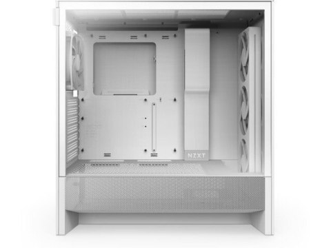 Obudowa NZXT H5 FLOW RGB Biała Midi Tower z oknem wydajny chłodzenie