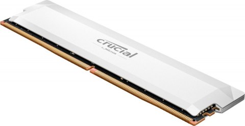 Pamięć DDR5 Crucial Pro OC 16GB 6000MHz CL36 biała z radiatorem