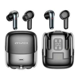 Słuchawki AWEI T79 Bluetooth 5.3 TWS wodoodporne z ENC 2w1