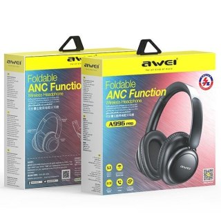 Słuchawki Bluetooth AWEI A996 Pro ANC nauszne z redukcją szumów