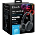 Słuchawki bezprzewodowe nauszne ANC Defender Freemotion B695 Czarne