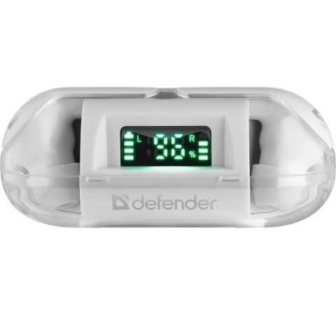 Słuchawki Defender TWINS 916 bezprzewodowe białe z mikrofonem