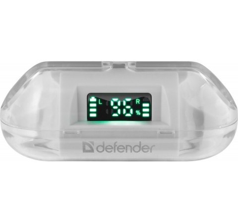 Słuchawki Defender TWINS 916 bezprzewodowe białe z mikrofonem