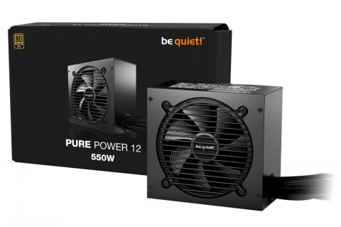Zasilacz Be quiet! Pure Power 12 550W ATX 3.1 80PLUS GOLD cichy