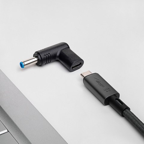 Adapter USB-C Akyga AK-ND-C09 zasilający do laptopów HP uniwersalny