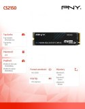 Dysk SSD PNY 2TB M.2 2280 CS2150 szybki wewnętrzny PCI-Express