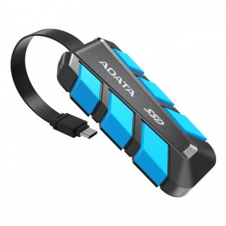 Dysk zewnętrzny SSD Adata SC740 500 GB szybki USB 3.2 niebieski