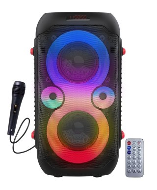 Głośnik Bluetooth Trasnmitera LED RGB Esperanza Karaoke Singer z FM