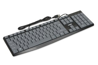 Klawiatura iBOX Eris Grey USB biurowa odporna na zachlapania