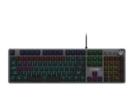 Klawiatura MSI Forge GK310 Red US podświetlana mechaniczna do gier