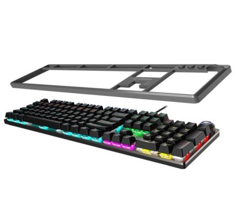 Klawiatura MSI Forge GK310 Red US podświetlana mechaniczna do gier