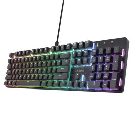Klawiatura mechaniczna Trust GXT 871 Zora RGB podświetlana USB