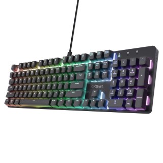Klawiatura mechaniczna Trust GXT 871 Zora RGB podświetlana USB
