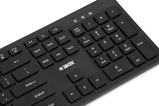 Zestaw IBOX Workstation Pro Kit bezprzewodowa klawiatura i mysz biurowa