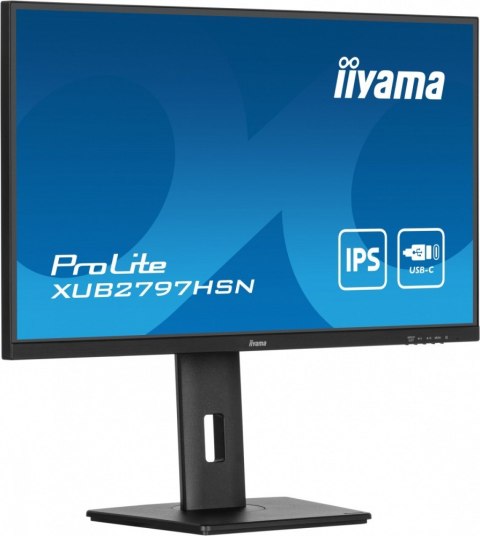 Monitor IIYAMA ProLite XUB2797HSN-B2 27 FHD IPS USB-C Dock regulacja wysokości