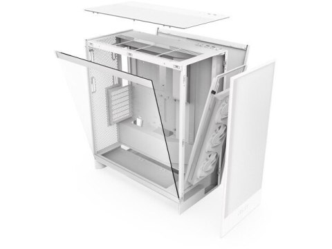 Obudowa NZXT H7 FLOW RGB MIDI biała z wentylatorami i systemem zarządzania kablami