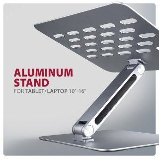 Podstawka AXAGON STND-LQ aluminiowa 10-16 cale regulowana ergonomiczna