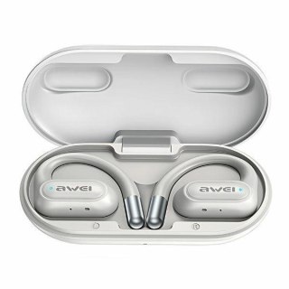 Słuchawki AWEI T93 Bluetooth 5.3 białe bezprzewodowe z basem