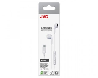Słuchawki JVC HA-FR17UC białe douszne USB-C z pilotem