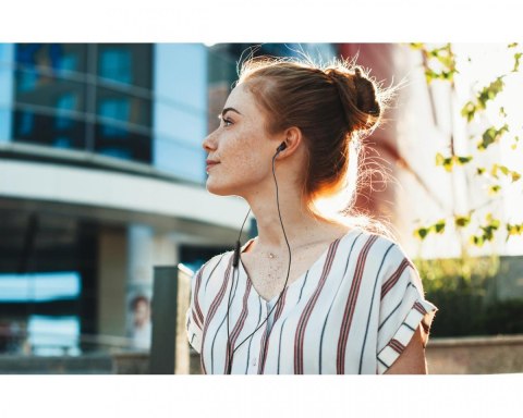 Słuchawki JVC HA-FR17UC czarne douszne USB-C z pilotem do telefonu