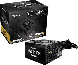 Zasilacz ASRock CL-850G 850W 80PLUS GOLD wydajny dla PC