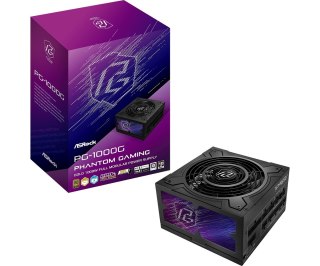 Zasilacz ASRock PG-1000G 1000W 80PLUS GOLD modularny z wentylatorem 135mm