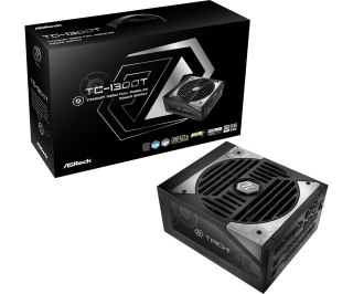 Zasilacz ASRock TC-1300T 1300W 80PLUS Titanium modularny wydajny