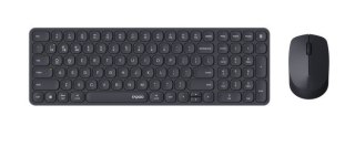 Zestaw bezprzewodowy RAPOO multi mode 9310M czarny z myszką