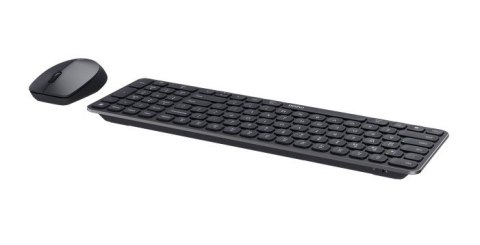 Zestaw bezprzewodowy RAPOO multi mode 9310M czarny z myszką