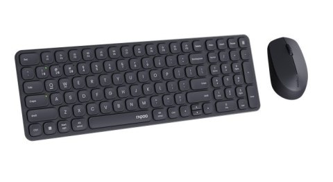 Zestaw bezprzewodowy RAPOO multi mode 9310M czarny z myszką