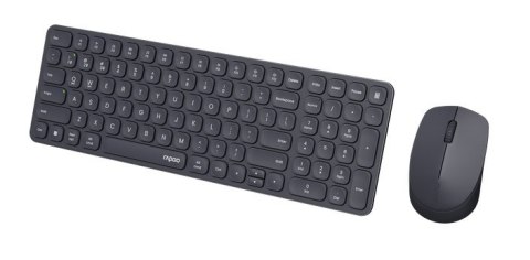 Zestaw bezprzewodowy RAPOO multi mode 9310M czarny z myszką