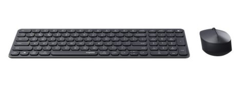 Zestaw bezprzewodowy RAPOO multi mode 9310M czarny z myszką