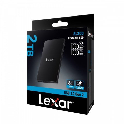 Dysk SSD Lexar SL300 2TB USB 3.2 zewnętrzny szybki 1050MB/s