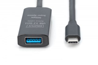 Kabel przedłużający aktywny USB-C USB-A 10m 5Gbps do urządzeń komputerowych