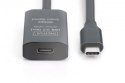 Kabel przedłużający Digitus USB-C 10m aktywny 5Gbps do urządzeń