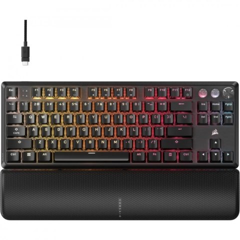 Klawiatura Corsair K70 Pro TKL-MGX v2 gamingowa z RGB i technologią Rapid Trigger
