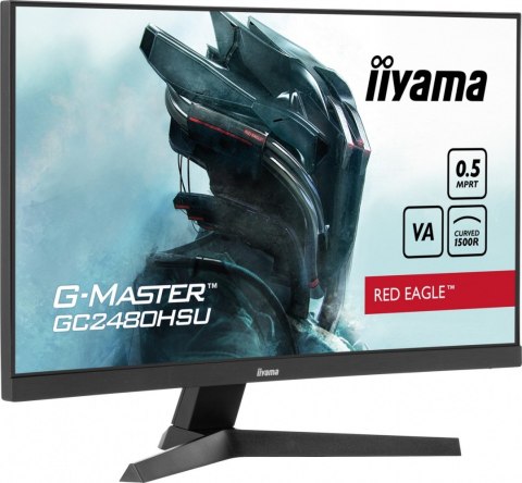 Monitor IIYAMA G-MASTER GC2480HSU 24 VA 180Hz 1500R 0,5ms gaming LED