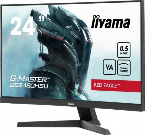 Monitor IIYAMA G-MASTER GC2480HSU 24 VA 180Hz 1500R 0,5ms gaming LED