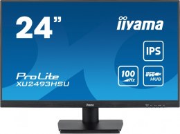 Monitor IIYAMA ProLite XU2493HSU-B7 24 cale FHD IPS z hubem USB i głośnikami