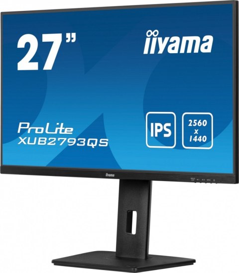 Monitor IIYAMA ProLite XUB2793QS-B7 27 IPS QHD 100Hz z regulacją wysokości