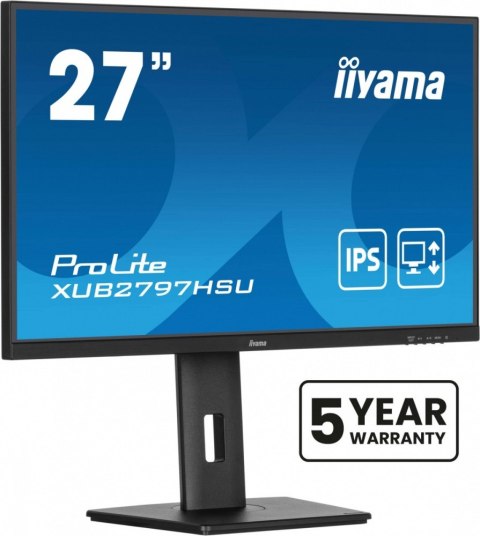 Monitor IIYAMA ProLite XUB2797HSU-B2 27 IPS FHD 100Hz z regulacją wysokości